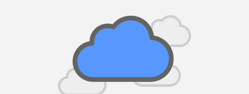 Free cloud storage icon vector