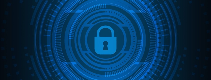 Free cyber security technology network illustration