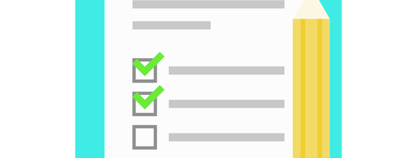 Free list notes icon illustration